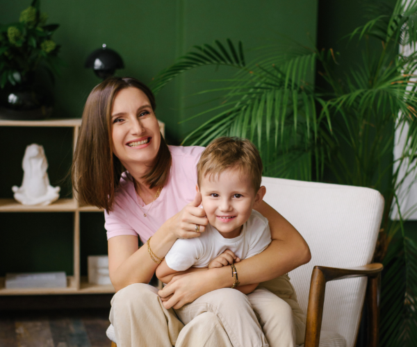 Woman and child together in cozy home interior 2026 03 06 19 13 37 utc