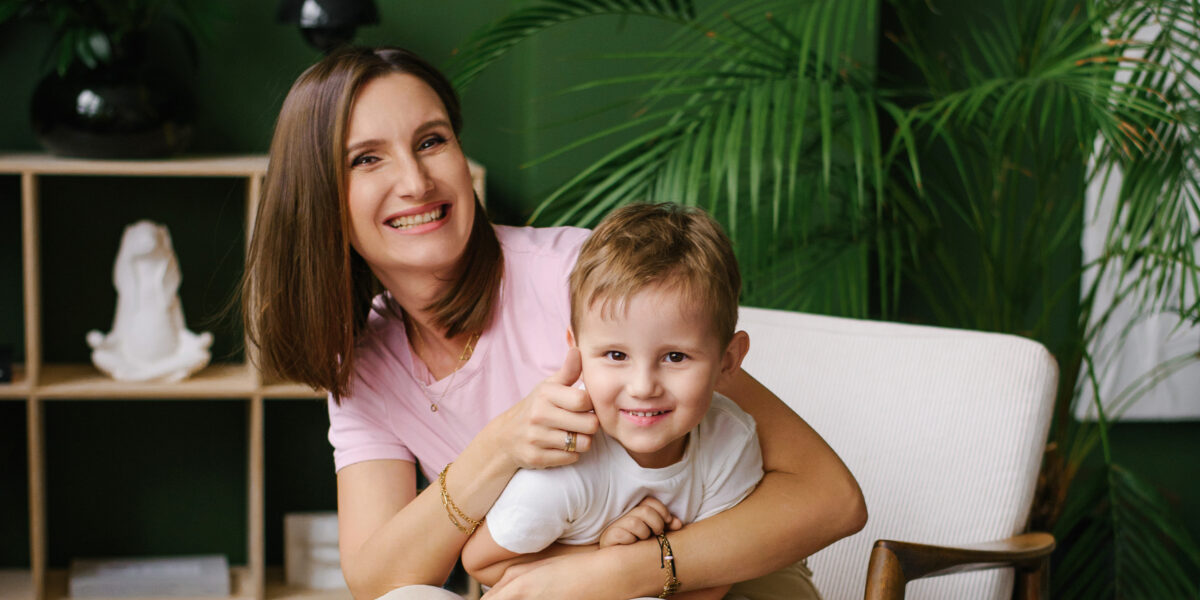 Woman and child together in cozy home interior 2026 03 06 19 13 37 utc